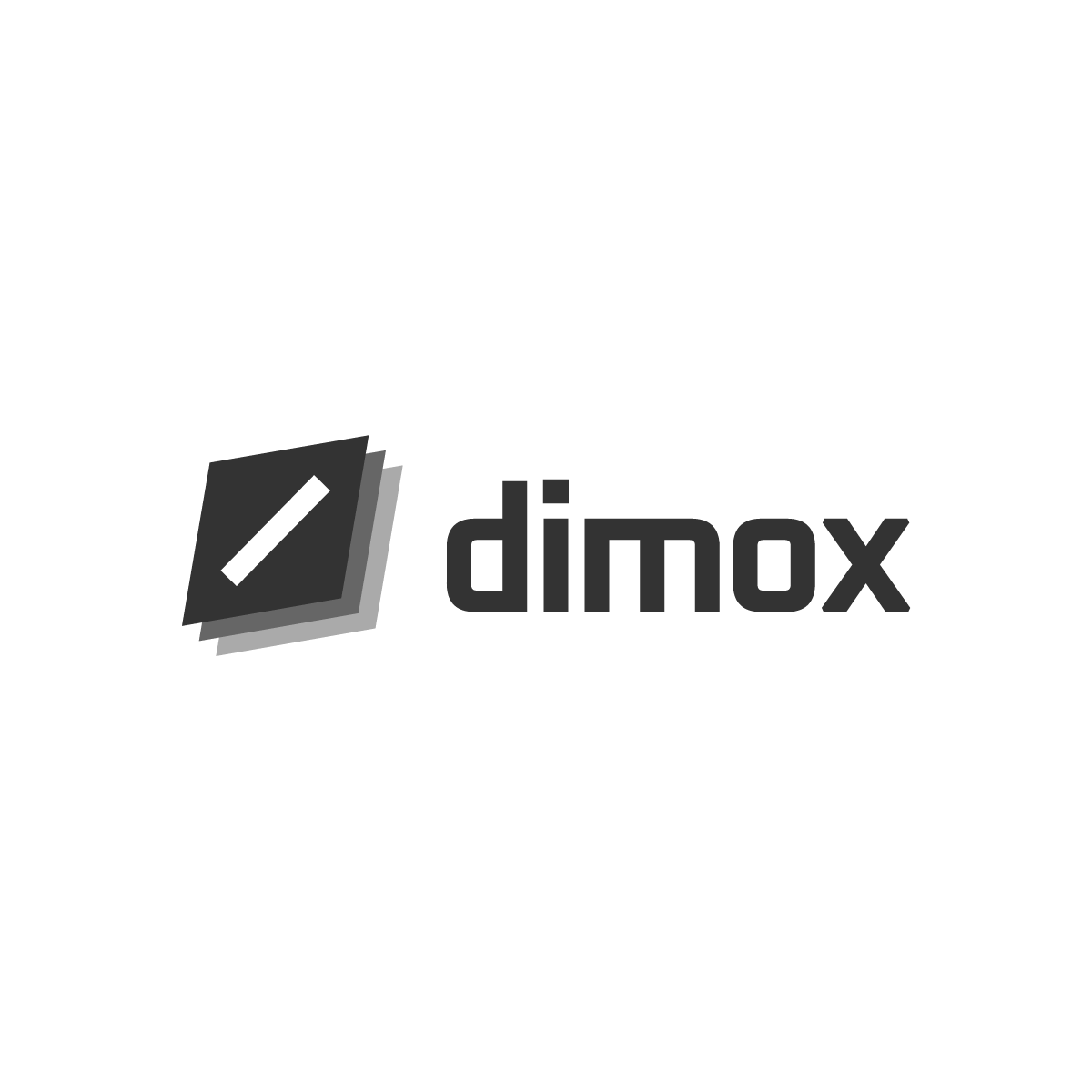 Dimox logotipo nero